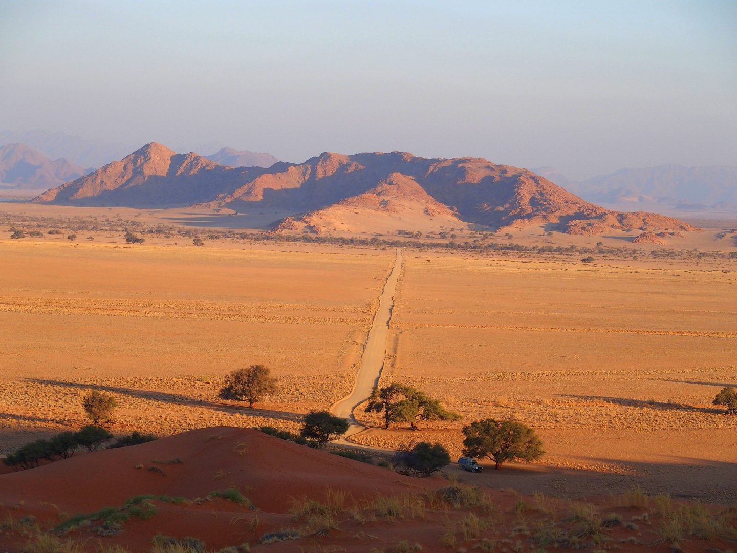 Sur la route des dunes du Namib Namibie