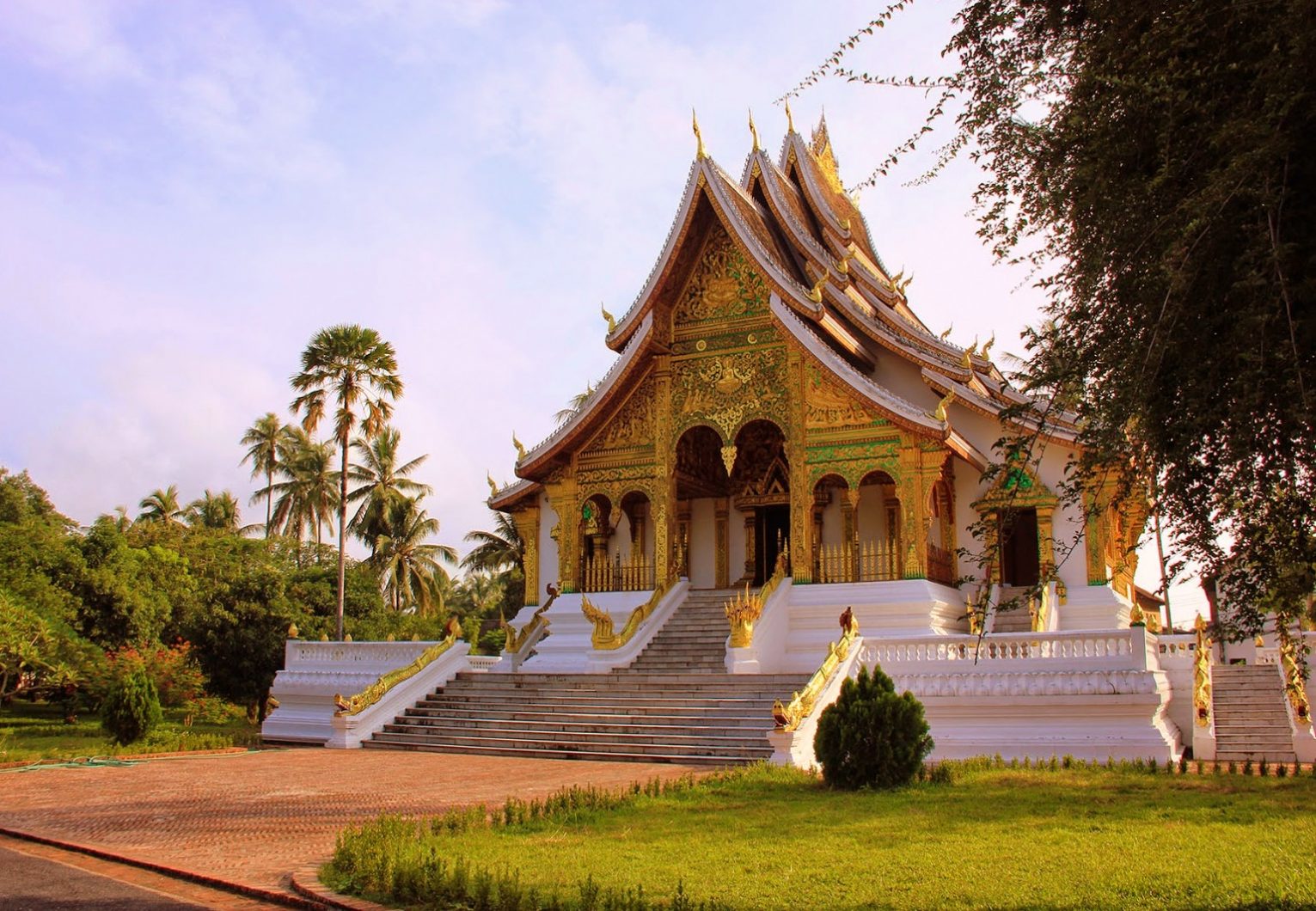 Entrée Palais Royal Luang-Prabang Laos