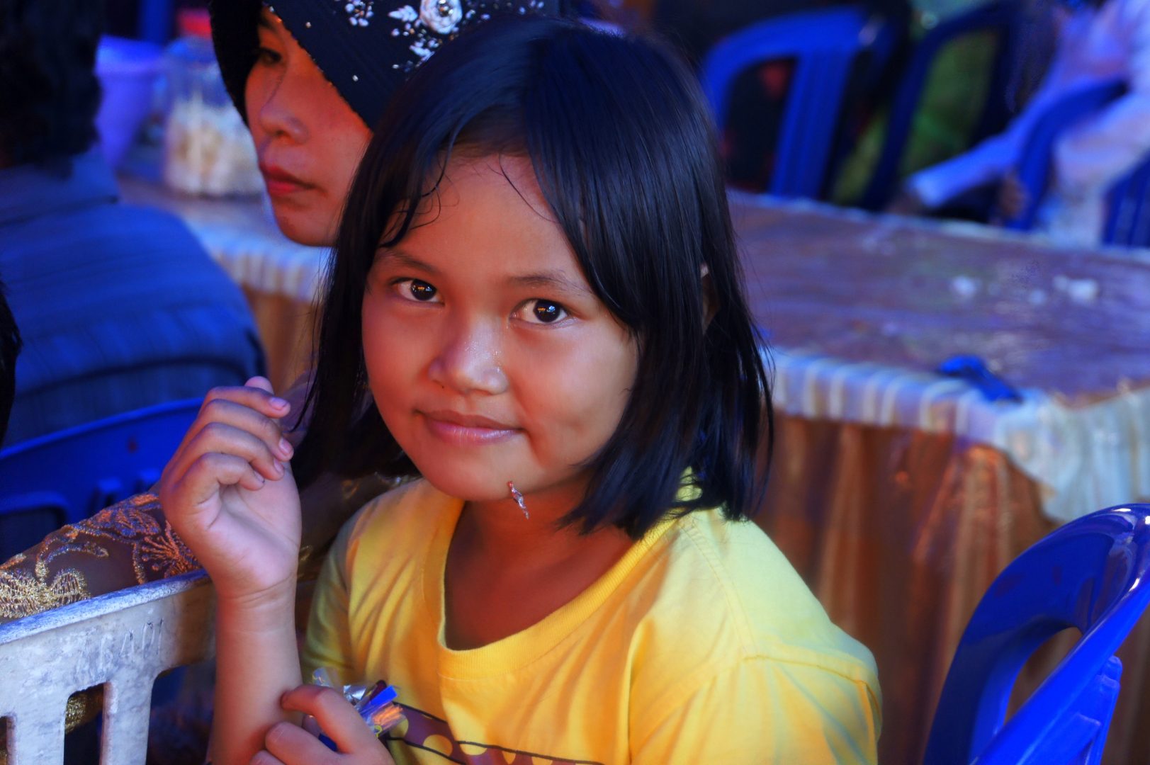 Adorable petite fille mariage Sulawesi