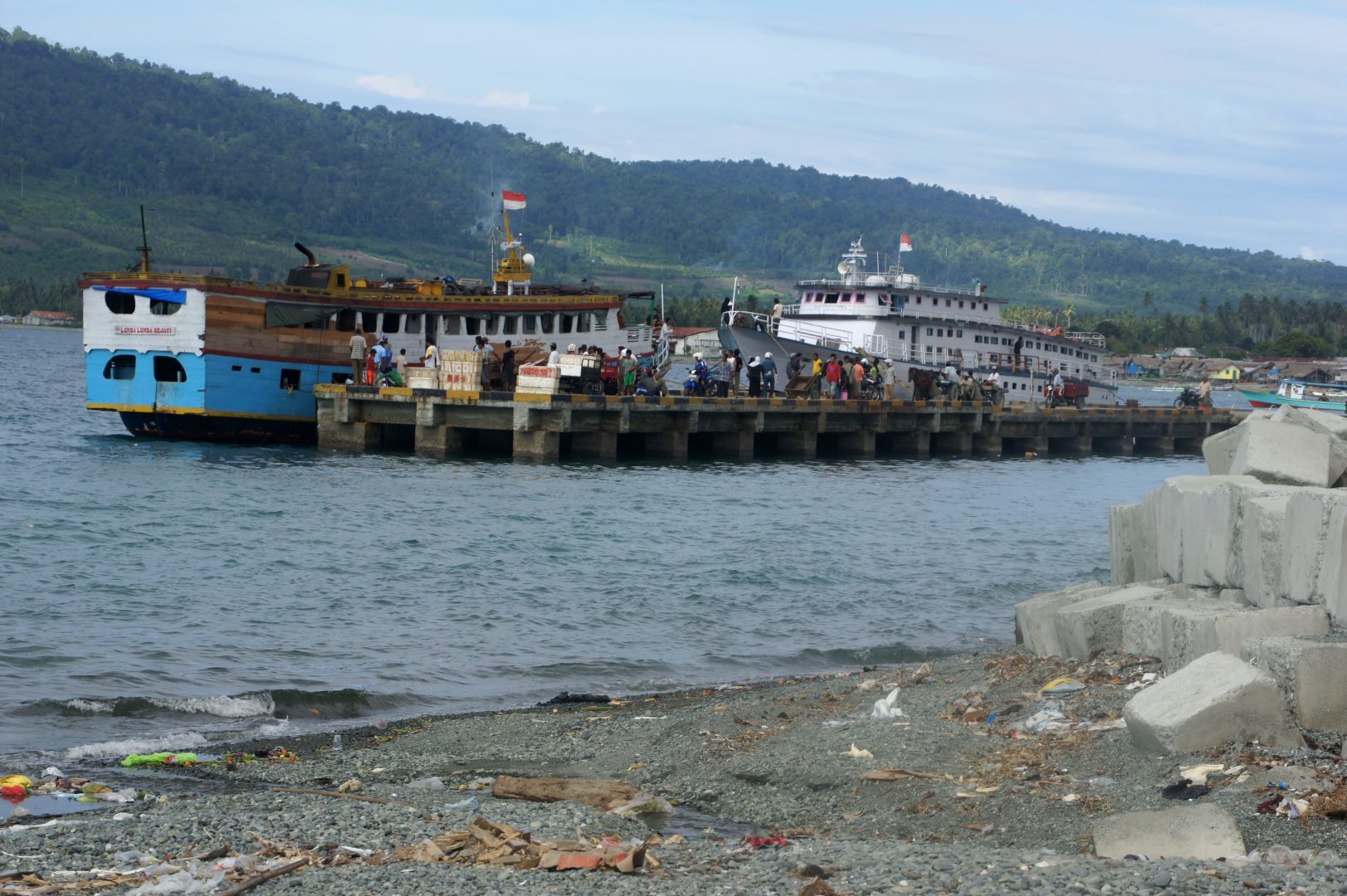 Bateaux pour iles Togian Sulawesi