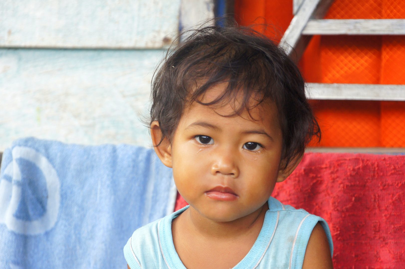 Jeune enfant Ketupat Iles Togian Sulawesi