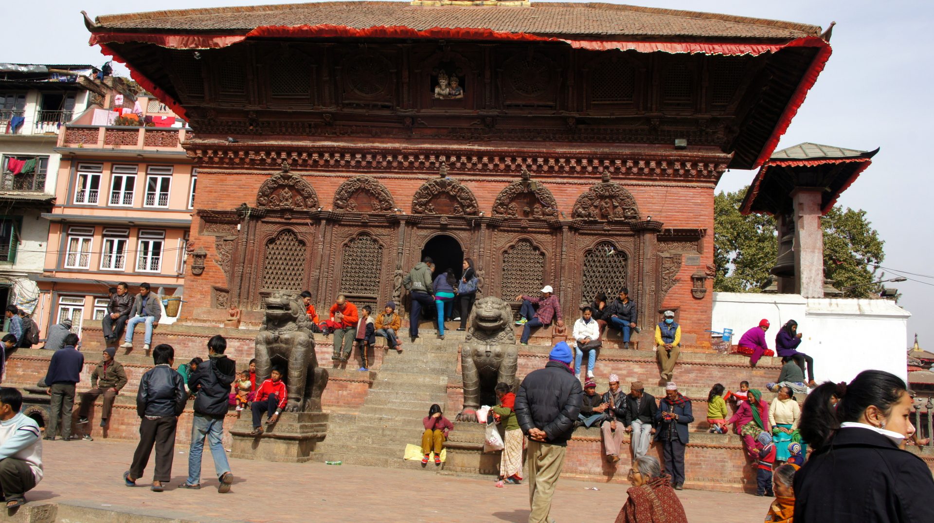 Place Durbar Square Kathmandou Congé solidaire Planète Urgence Népal