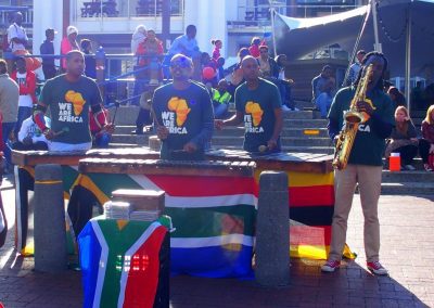 Musiciens Port du Cap Afrique du sud