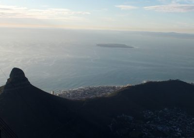 Robben island depuis Table Mountain