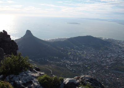 Vue depuis Table Mountain Le Cap Afrique du sud