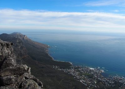 Vue sur Le Cap Table mountain Afrique du sud