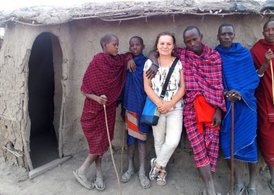 Avec les hommes Masaï Tanzanie