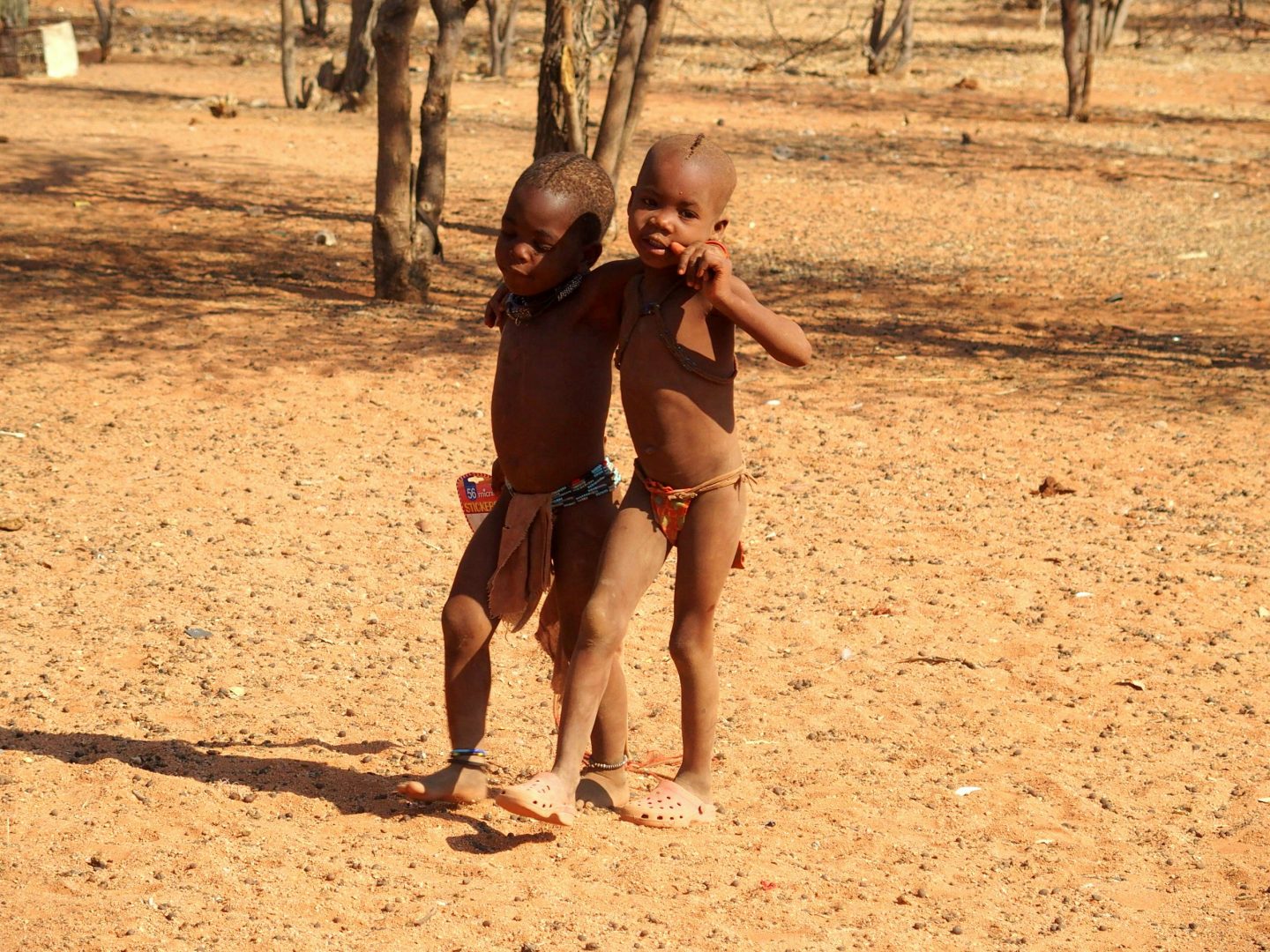 Enfants himbas Namibie