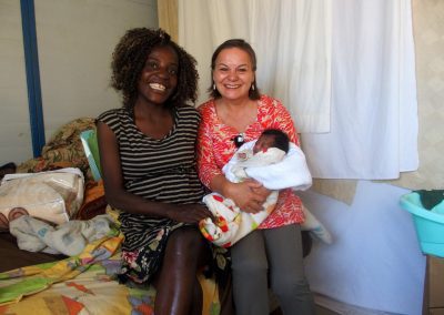 Maman et son bébé Namibie