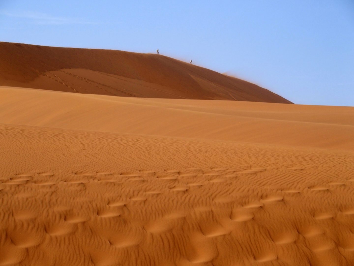 Escalade de la dune 45 Namibie