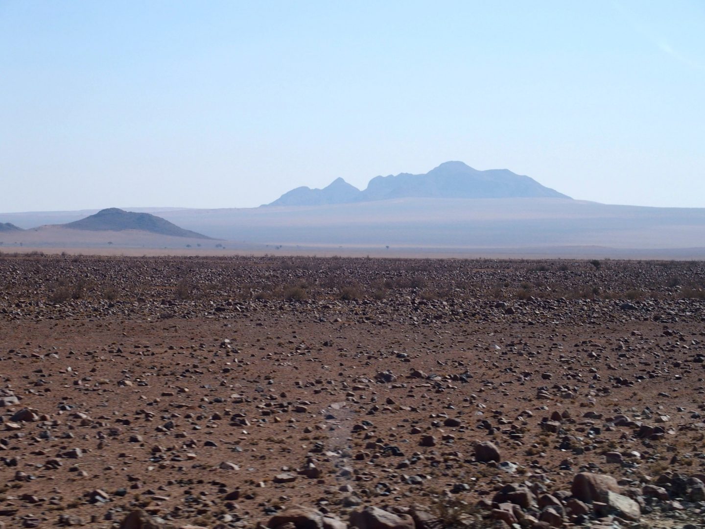 Paysage entre Aus et Sesriem Namibie
