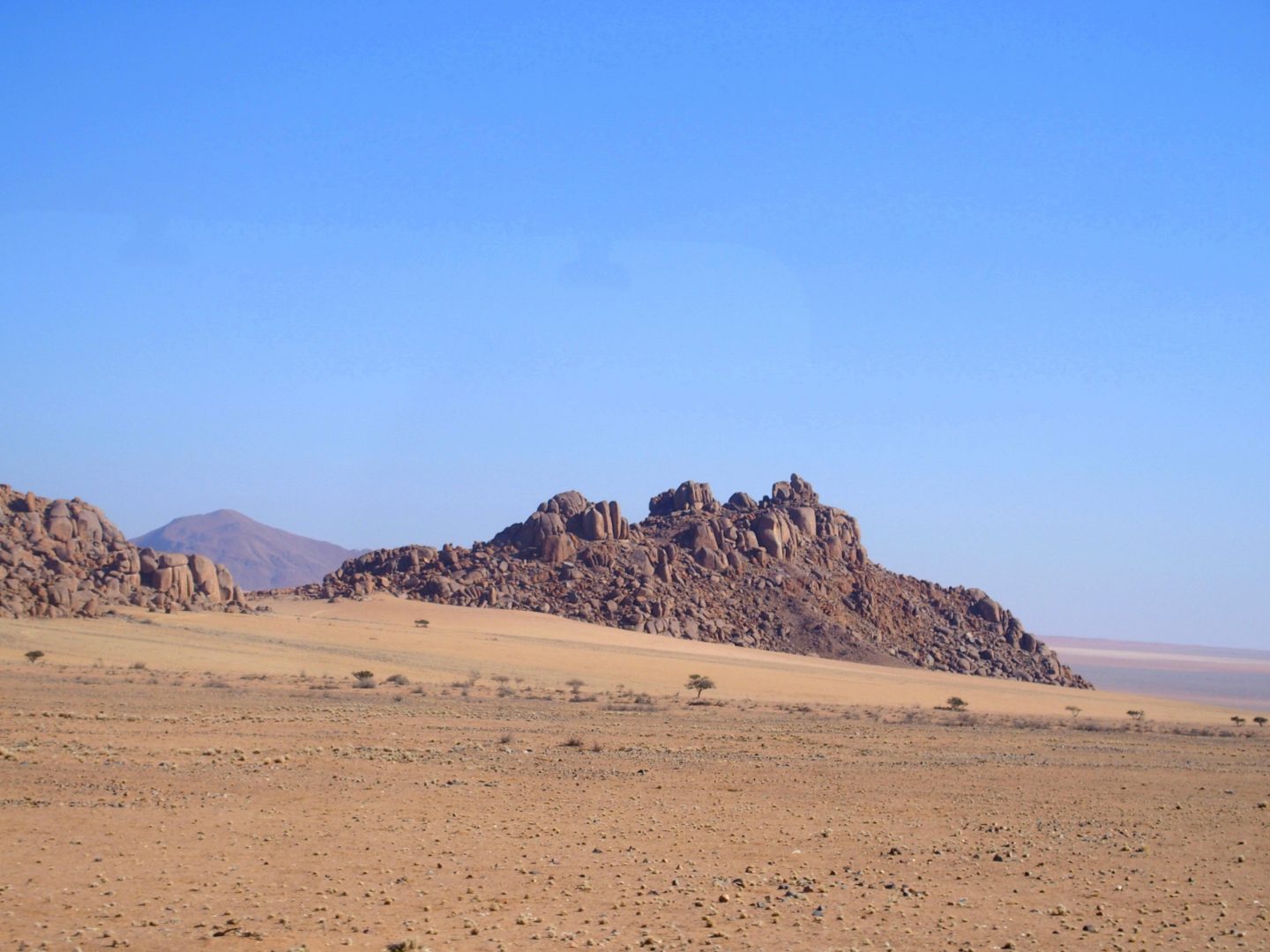 Route rocailleuse entre Aus et Sesriem Namibie