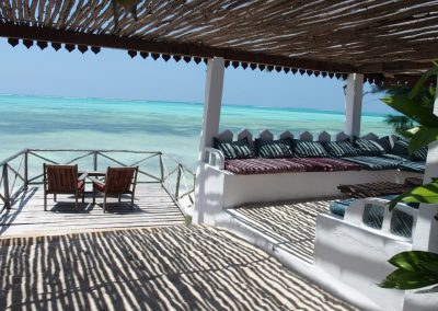 Terrasse de rêve Season's lodge Pongwe - Zanzibar.