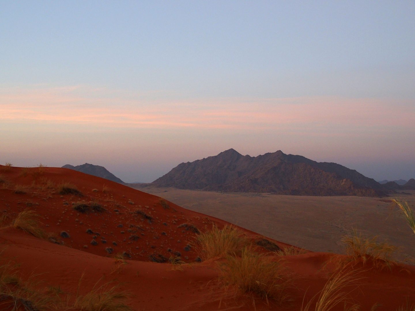 Terres rouges des dunes du Namib Namibie