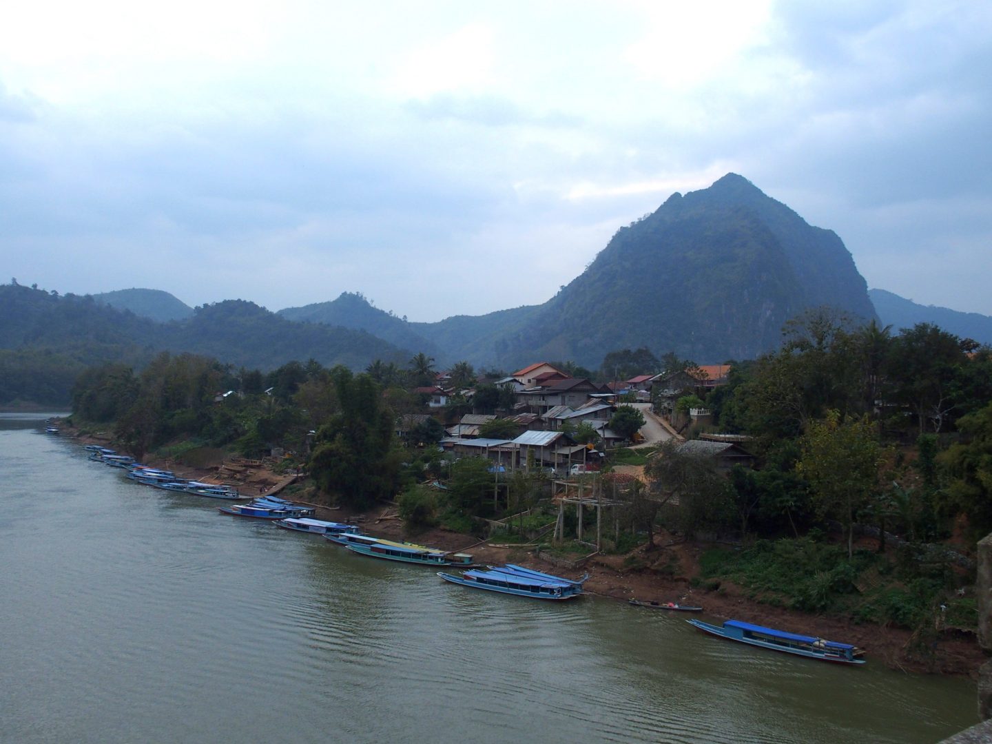 Village Nong Khiaw nord Laos