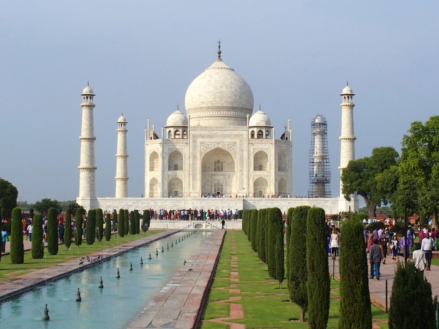 Mausolée du Taj Mahal et jardins Inde