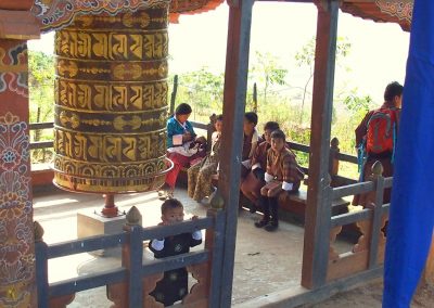 Moulin à prière environs Phunakha 11 jours au Bhoutan