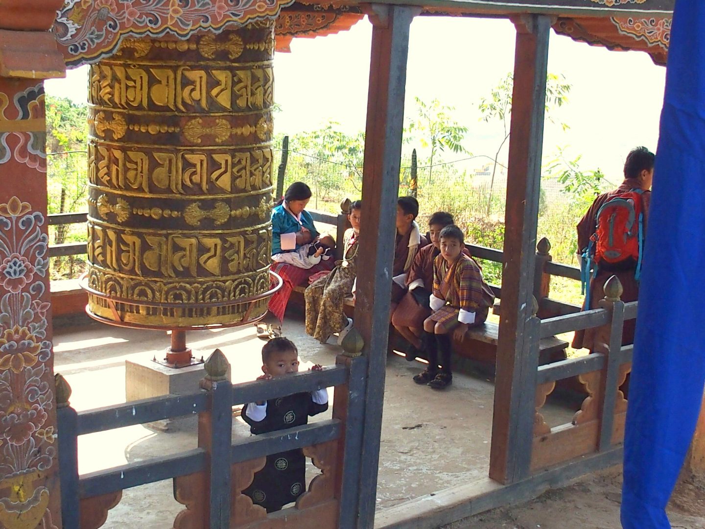 Moulin à prière environs Phunakha 11 jours au Bhoutan