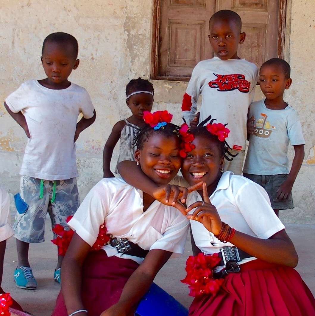 Jolies élèves île d'Ibo Mozambique