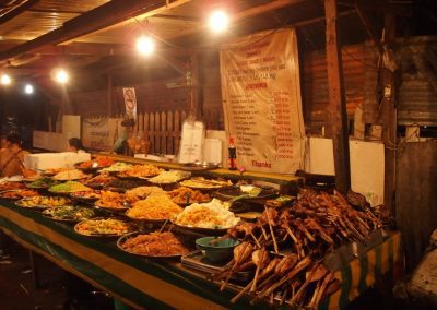 Etal sur le marché Laos