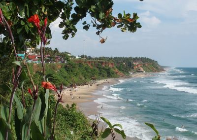 Plage de Varkala Inde