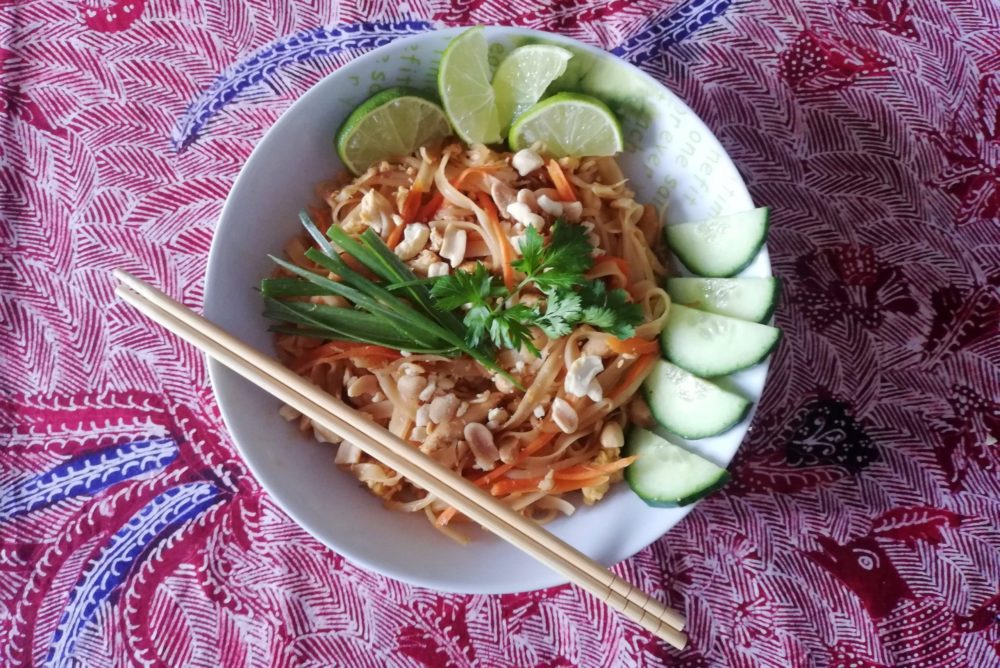 Recette du Pad-Thaï-Thaïlande