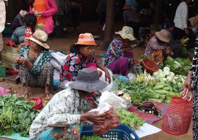 Ambiance marché Cambodge