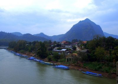 Arrivée à Nong Khiaw Laos