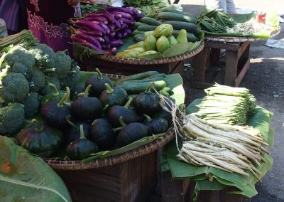 Etal légumes Birmanie