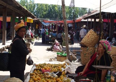 Fruits de marché en Birmanie
