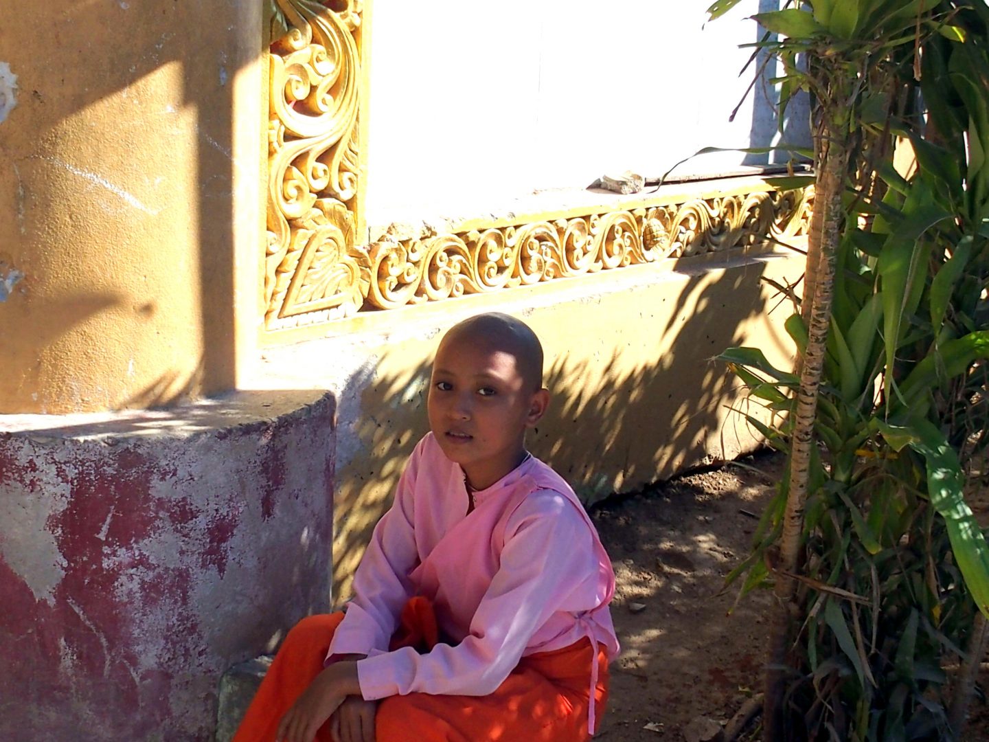 Nonne école Mandalay Birmanie Myanmar