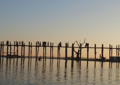 Pont U-Bein soir Birmanie