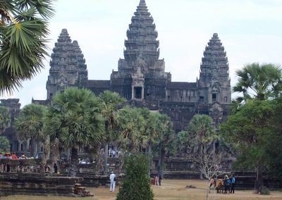 Sur le site d'Angkor Cambodge