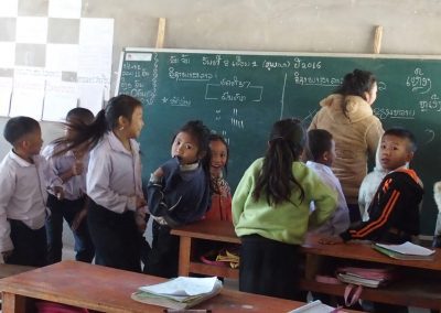 Visite d'une école Laos