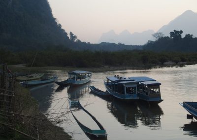 Vue du Mekong à Knong Kiaw Laos