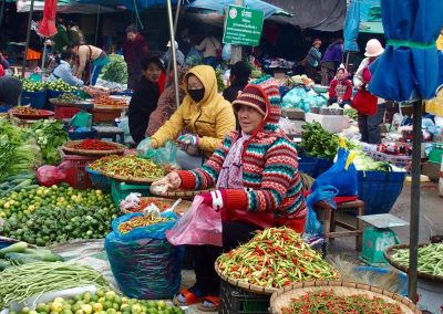 Marché légumes Cambodge