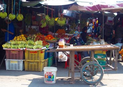 Vendeuse de marchés Cambodge