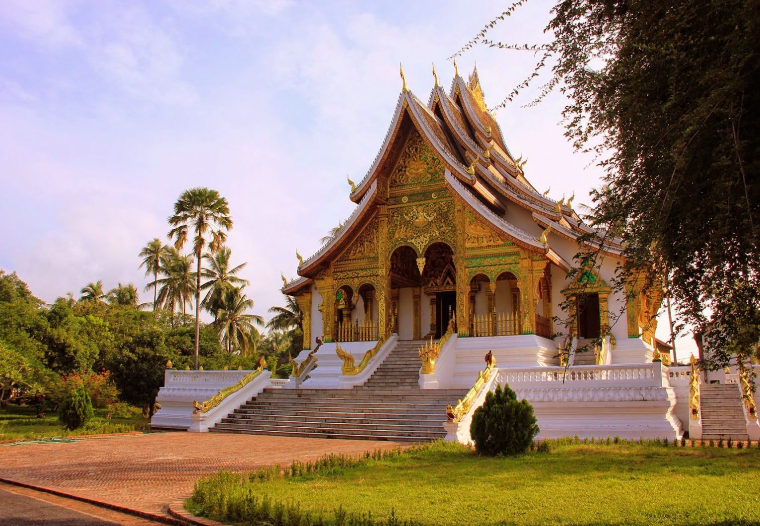 Entrée Palais Royal Luang-Prabang Laos