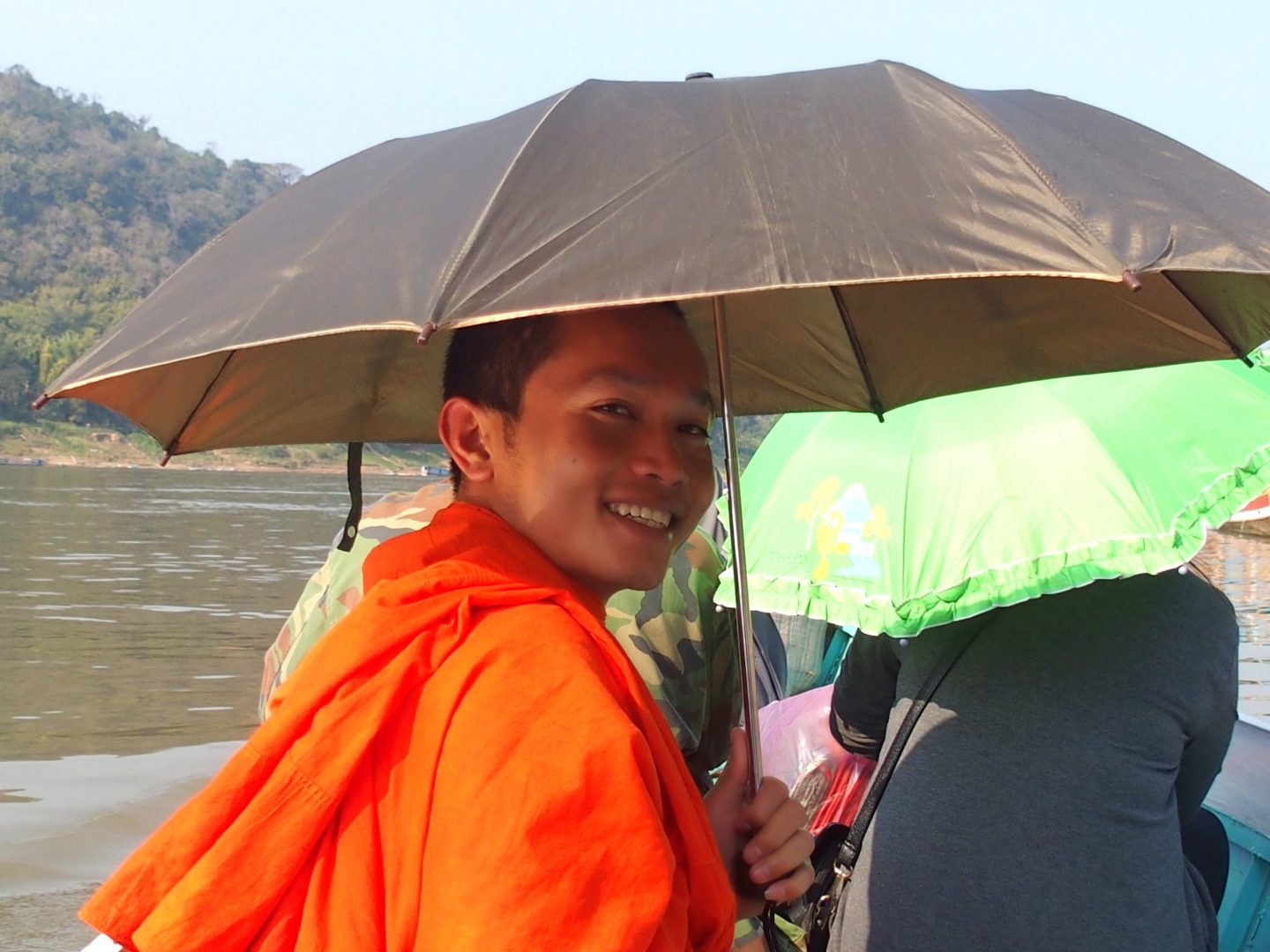 Sourire de Phone, jeune moine Luang Prabang Laos