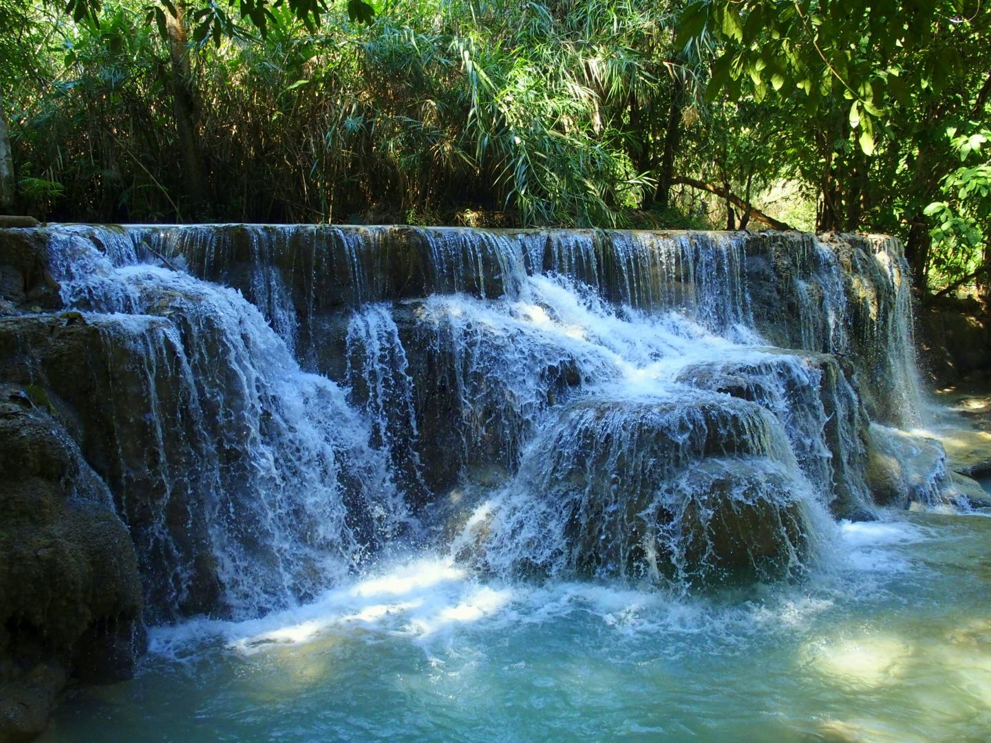 Waterfalls Kuang Si Luang Prabang Laos
