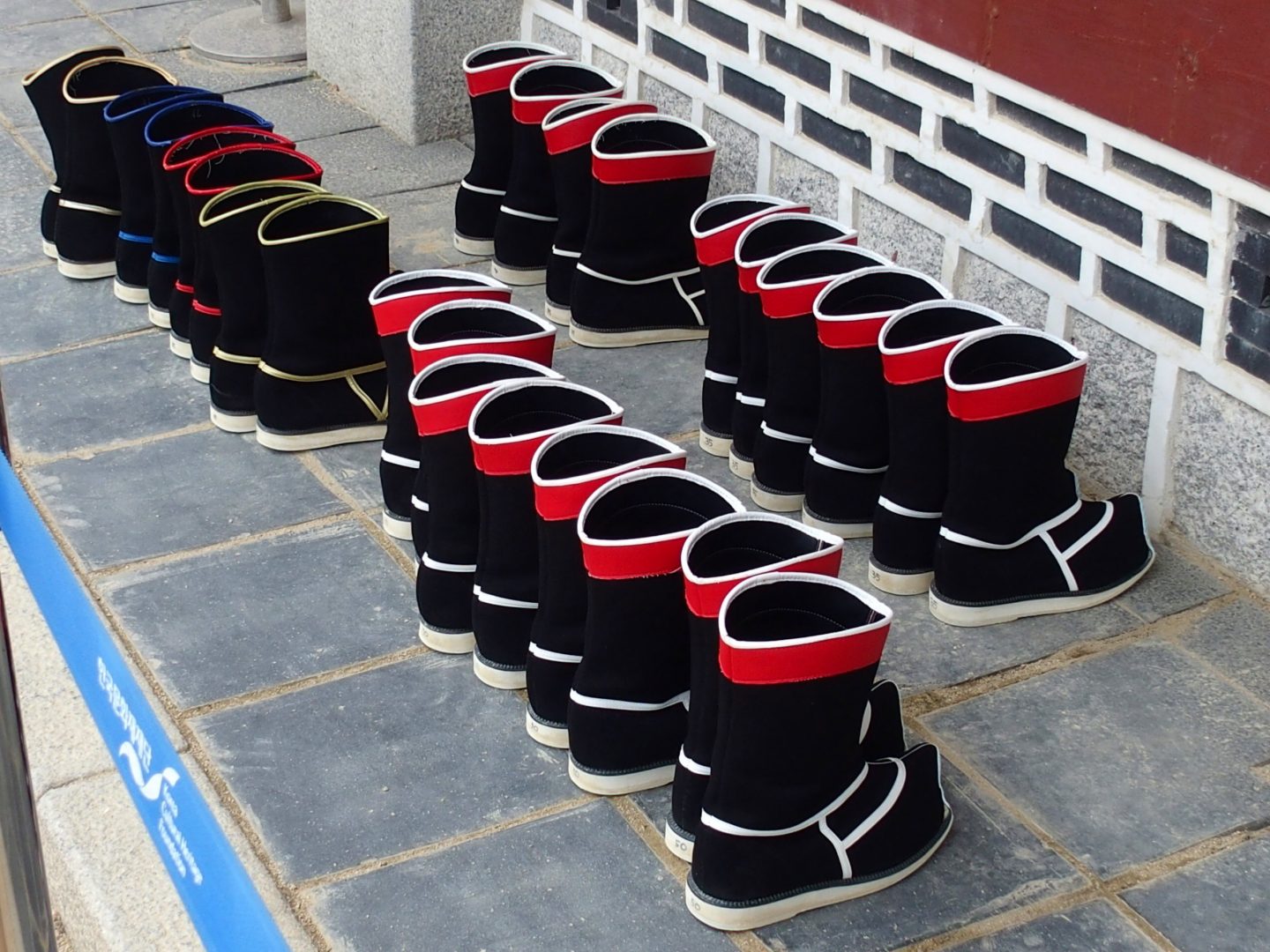 Bottes gardes royaux Seoul Corée du sud