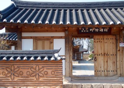 Maison traditionnelle Hanok Corée du sud