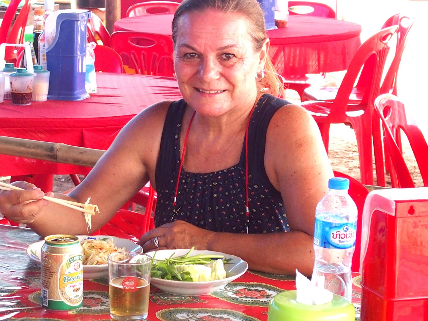 Pause-déjeuner Vat Phou Laos