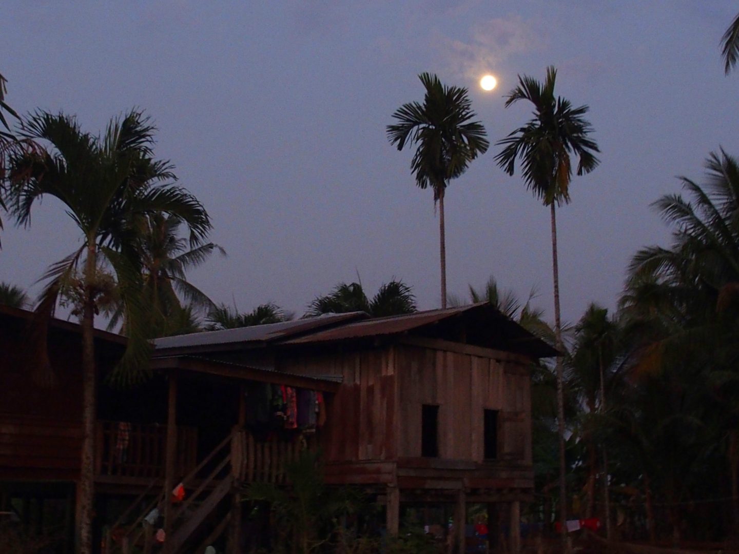 Pleine lune à Don Khon 4000 îles Laos