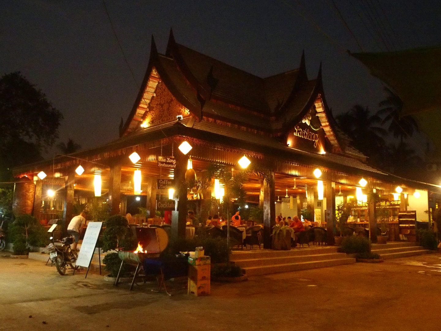 Restaurant Don Khon 4000 îles Laos