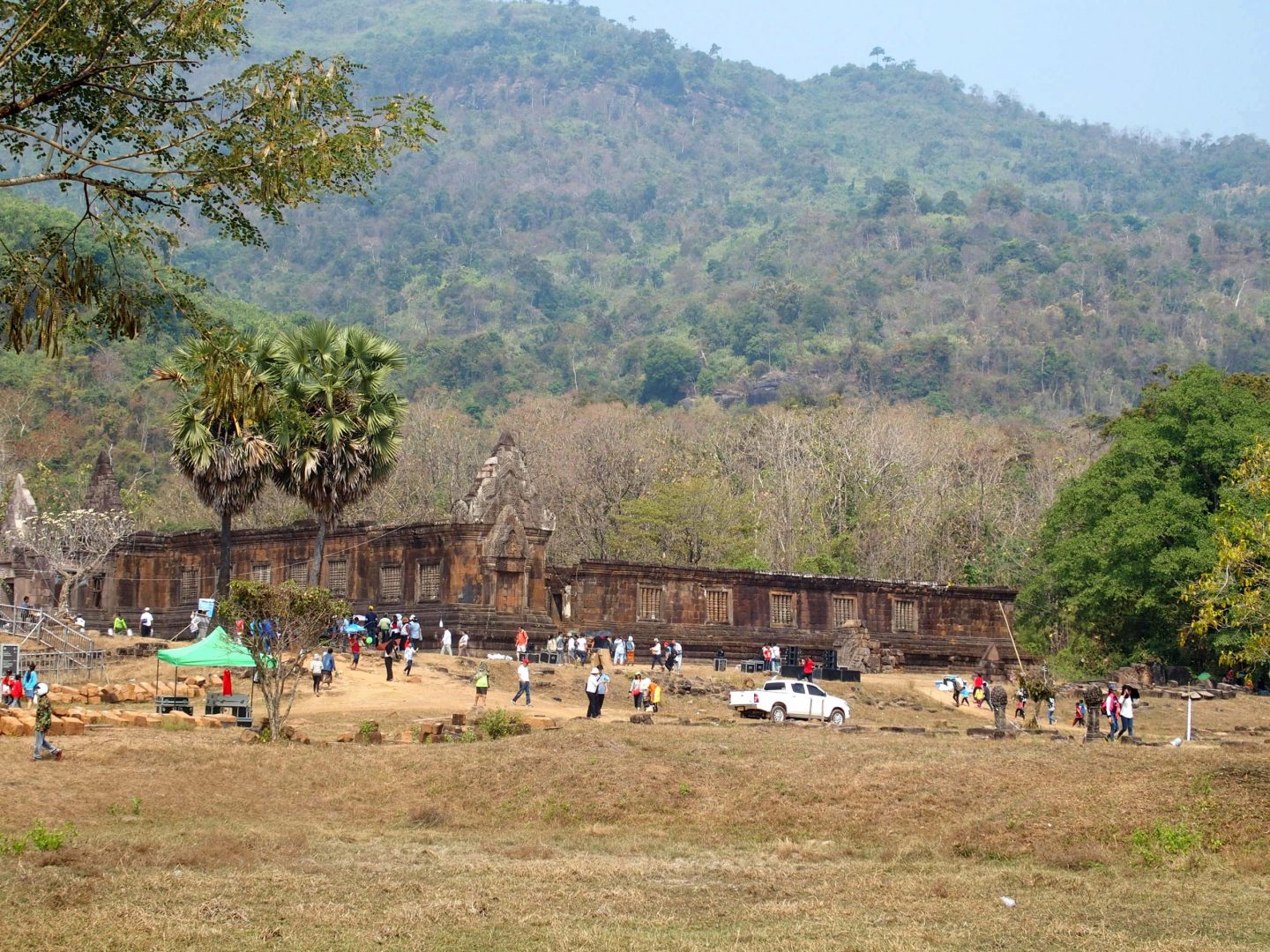 Vestige sur le Vat Phou Laos