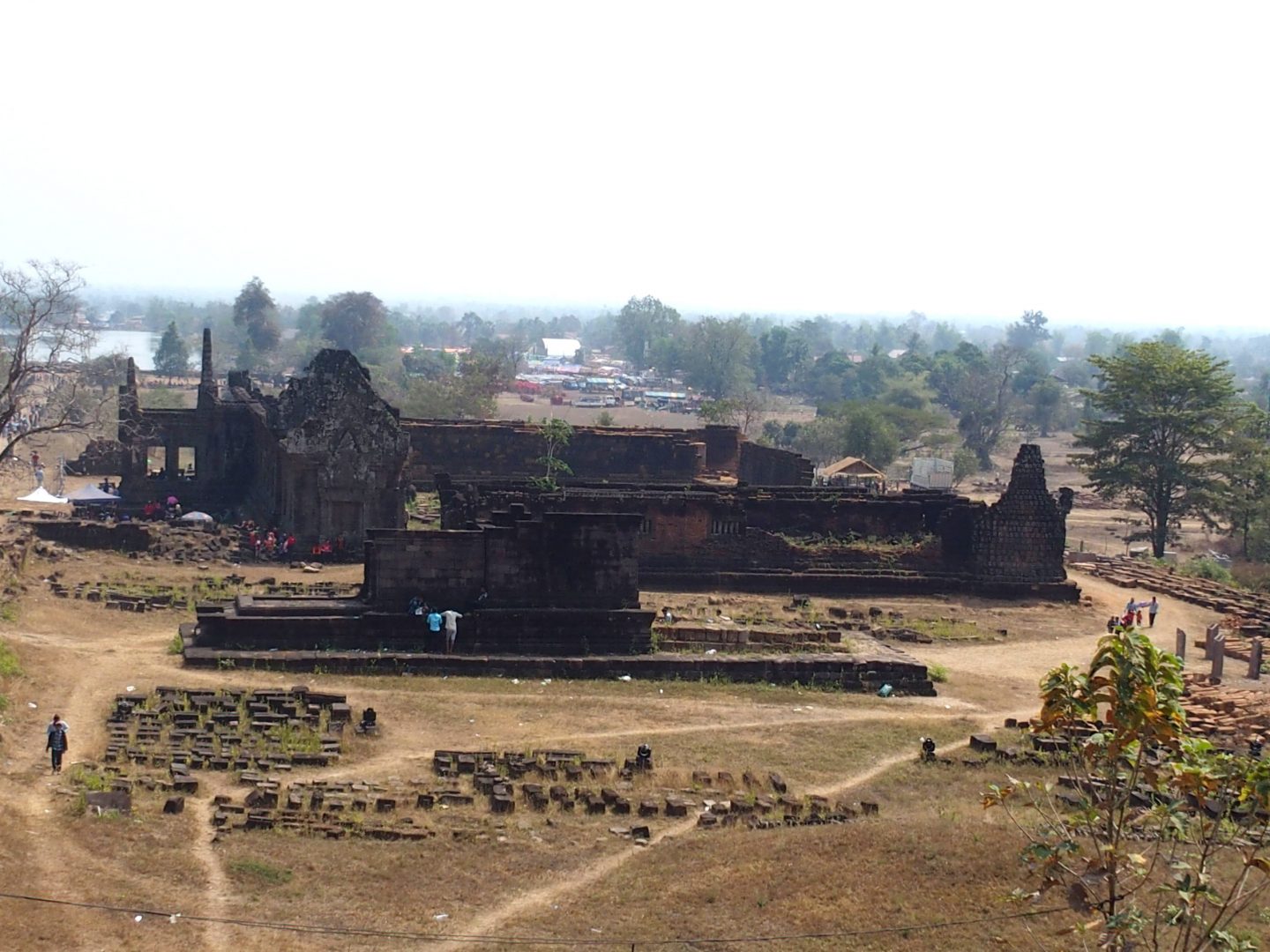 Vue générale Vat Phou Laos