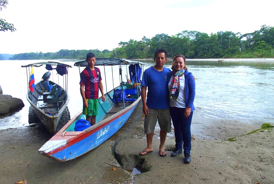 Départ du Sasha lodge avec Juan Amazonie Equateur
