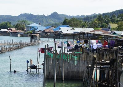 Maisons sur pilotis Sulawesi