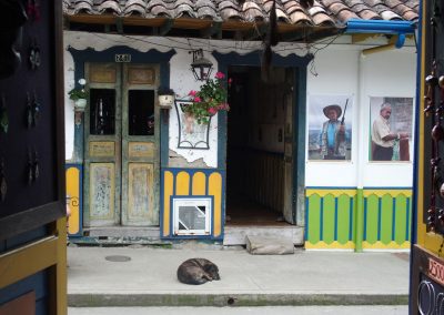 Dans les rues de Salento Colombie